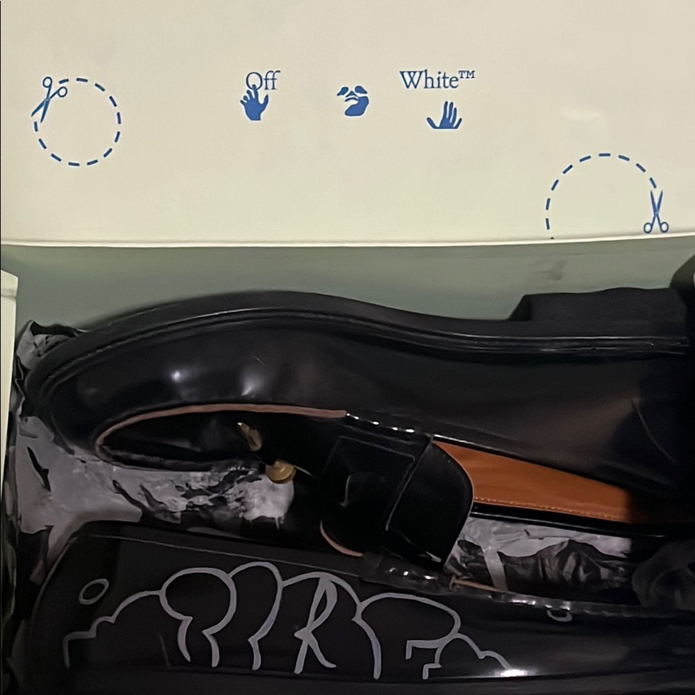 Off-White signed Virgil Abloh loafers